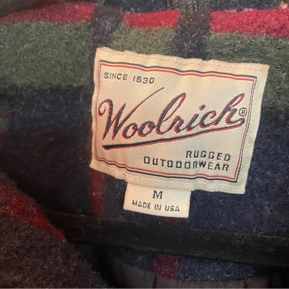 Woolrich Plaid Jacket - Red, Green, Blue size medium